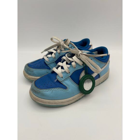 Nike Dunk Low Retro QS Argon Sneakers Size Kids 11C - Picture 2 of 9